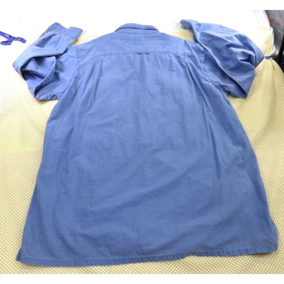 Bimini Bay Outfitters Ltd Blue Fishing Shirt L Strike King Lures & B.A.S.S. Patc - Picture 8 of 16